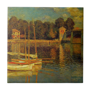 Carreau Le pont d'Argenteuil par Claude Monet