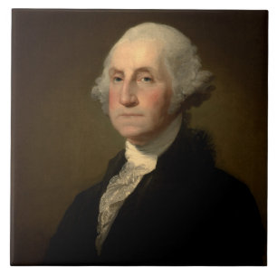 Carreau Le président américain George Washington, Stuart