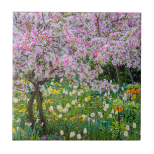 Carreau Le printemps dans le jardin de Claude Monet