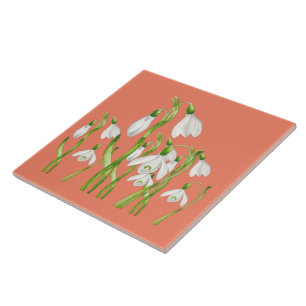 Carreau Le printemps terrien sur une vignette en céramique