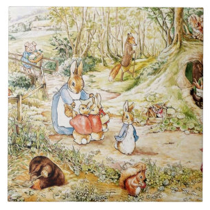 Carreau Le quartier de Peter Rabbit par Beatrix Potter