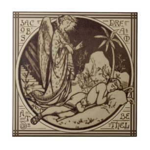 Carreau Le rêve biblique de Minton Jacob, Repro Sepia