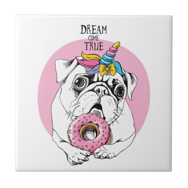 Carreau Le rêve viennent vrai (Devant)