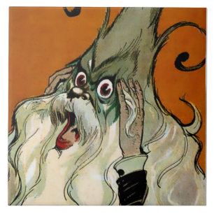 Carreau "Le roi Gnome" par John R Neill