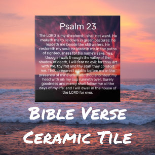 Carreau Le Seigneur Est Mon Pasteur Psaume 23