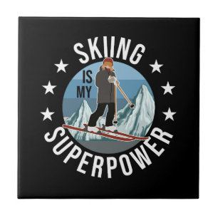 Carreau Le Ski Est Ma Superpuissance