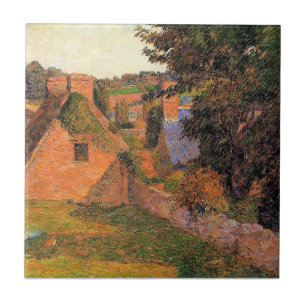Carreau Le tableau de Paul Gauguin, Champ de Lollichon,