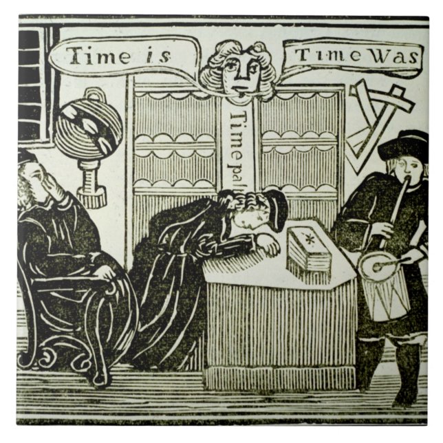 Carreau Le "temps est, temps était", copie d'une (Devant)