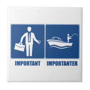 Carreau Le travail est important, la pêche est plus import