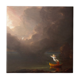 Carreau Le Voyage de la vie d'Age Thomas Cole 1842