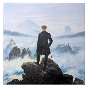 Carreau Le Wanderer, la peinture d'art,