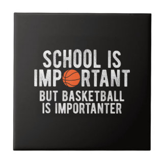 Carreau L'école de basket drôle est importante Bball