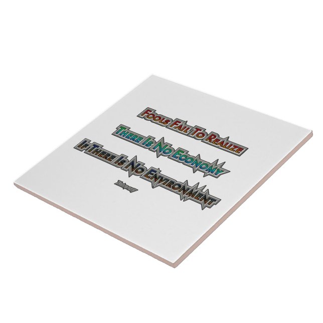 Carreau L'économie contre l'environnement (Côté)