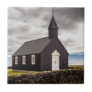 Carreau L'Église Noire De Budir, Islande