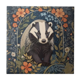 Carreau L'élégant Badger inspiré William Morris