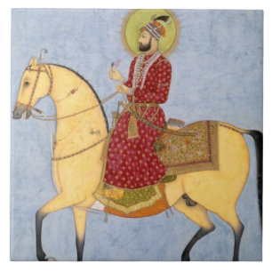 Carreau L'empereur Farrukhsiyar (1683-1719) de Mughal