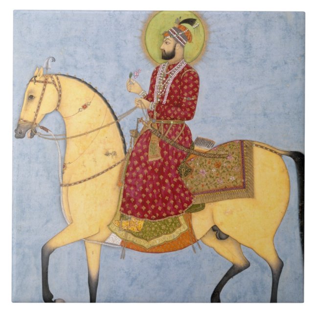 Carreau L'empereur Farrukhsiyar (1683-1719) de Mughal (Devant)