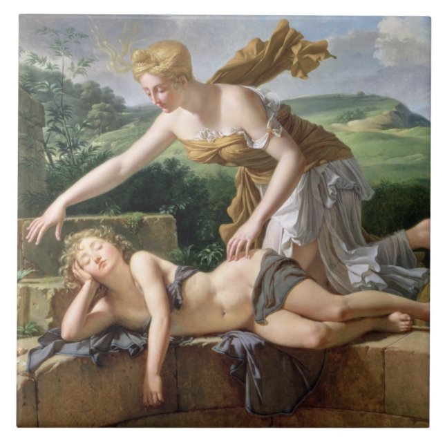 Carreau L'enfant de la fortune, 1801 (huile sur la toile) (Devant)