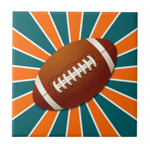 Carreau L'équipe colore le rétro football orange et