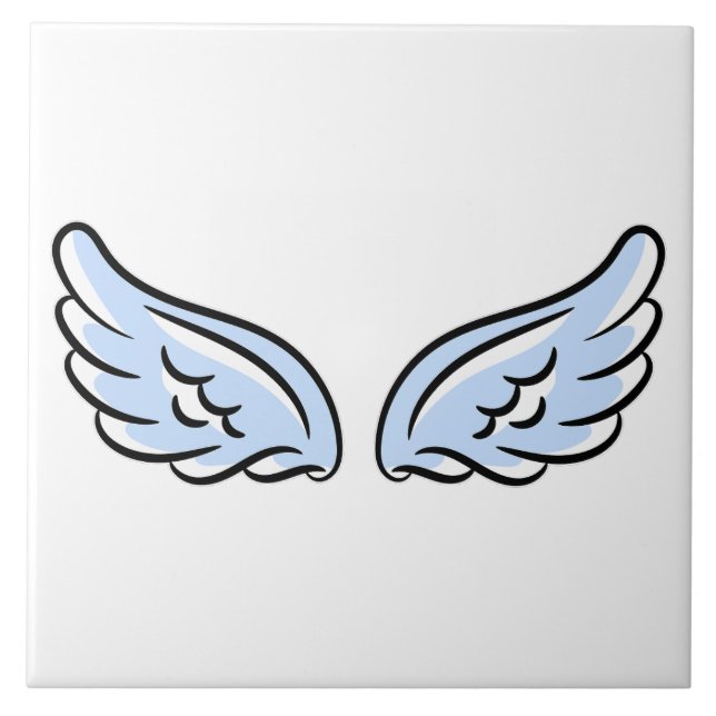 Carreau Les ailes du petit ange mignon (Devant)