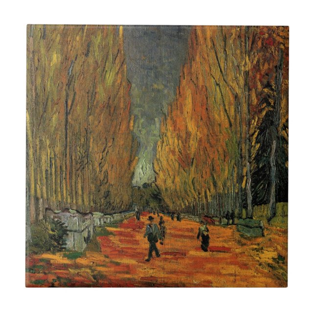 Carreau Les Alyscamps (cimetière) par Vincent van Gogh (Devant)
