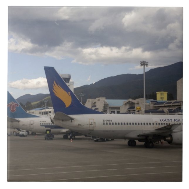 Carreau Les avions de ligne chinois de la compagnie intéri (Devant)