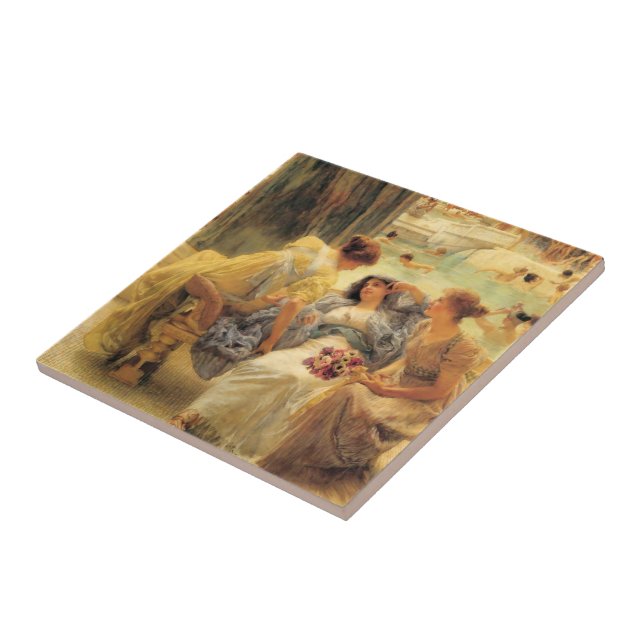 Carreau Les bains de Caracalla en détail (Côté)