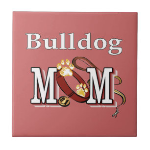 Carreau Les cadeaux de la maman anglaise de Bulldog
