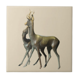 Carreau Les cerfs amoureux