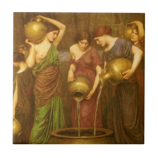 Carreau Les Danaides par John William Waterhouse (Devant)