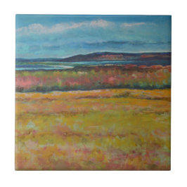 Carreau Les Dunes De Sable Côtier Artisanat Peint