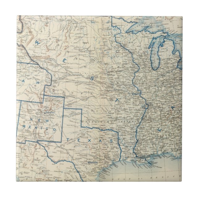 Carreau Les Etats-Unis en décembre 1860 (Devant)