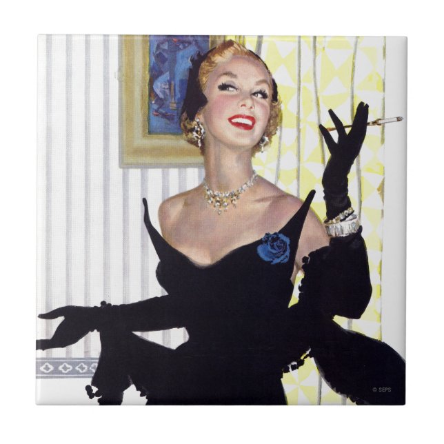 Carreau Les femmes intelligentes sont trop dangereuses (Devant)