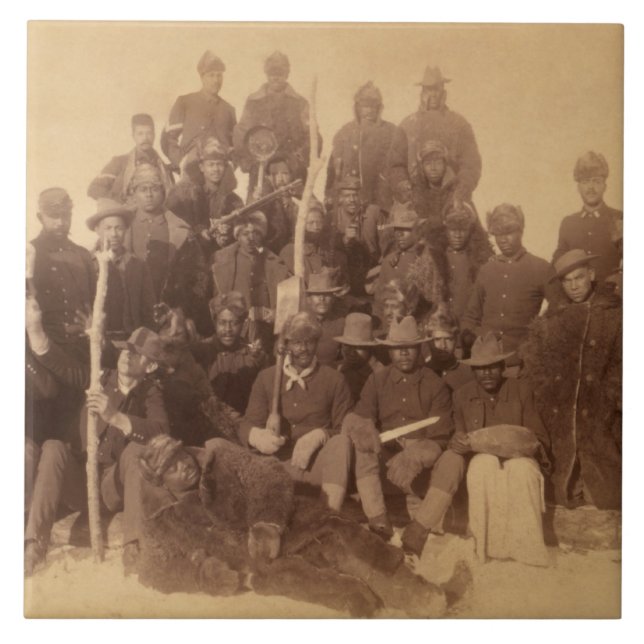 Carreau Les guerriers du buffle : la cavalerie noire améri (Devant)