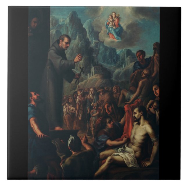 Carreau Les miracles de Saint-Salvador d'Horta (Devant)