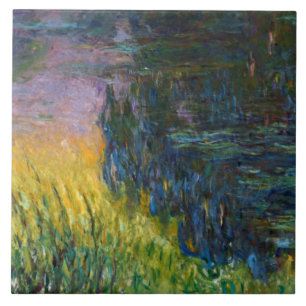 Carreau Les Nappes D'Eau - Coucher Le Soleil, Claude Monet
