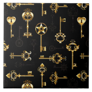 Carreau Les Patters de Seamless avec Golden Keys