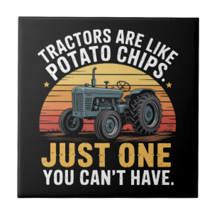 Carreau Les tracteurs sont comme des chips