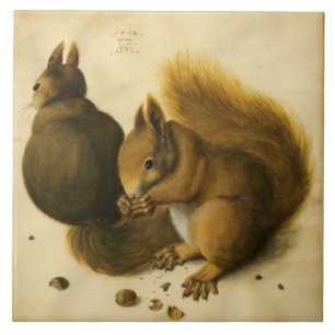 Carreau L'ESCALIER AUX NUTS par Albrecht Durer