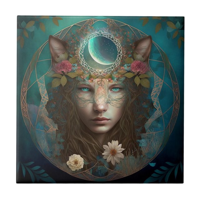 Carreau L'Esprit Animal L'Art Imaginaire Mystique (Devant)