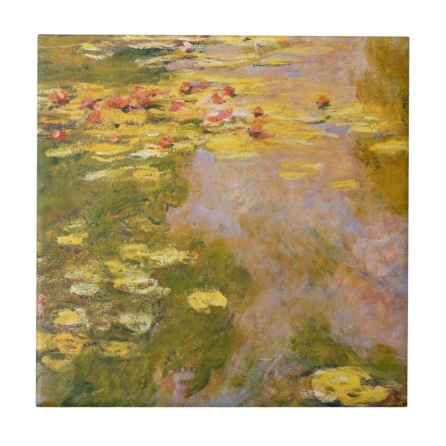 Carreau L'étang Water Lily par Claude Monet Carrelage en c (Devant)