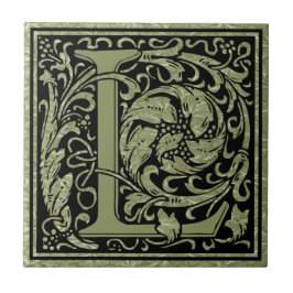 Carreau Lettre L Première Lettre Monogramme