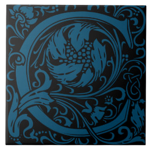 Carreau Lettre monogrammée C Arts et Métiers de William Mo