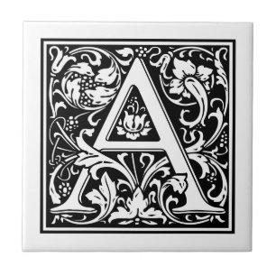 Carreau Lettre vintage "A"