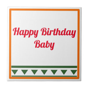 Carreau Lettres et numéros italiens rouges, numéros d'édit