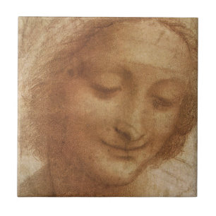 Carreau L'étude de Leonardo da Vinci sur le portrait de Sa
