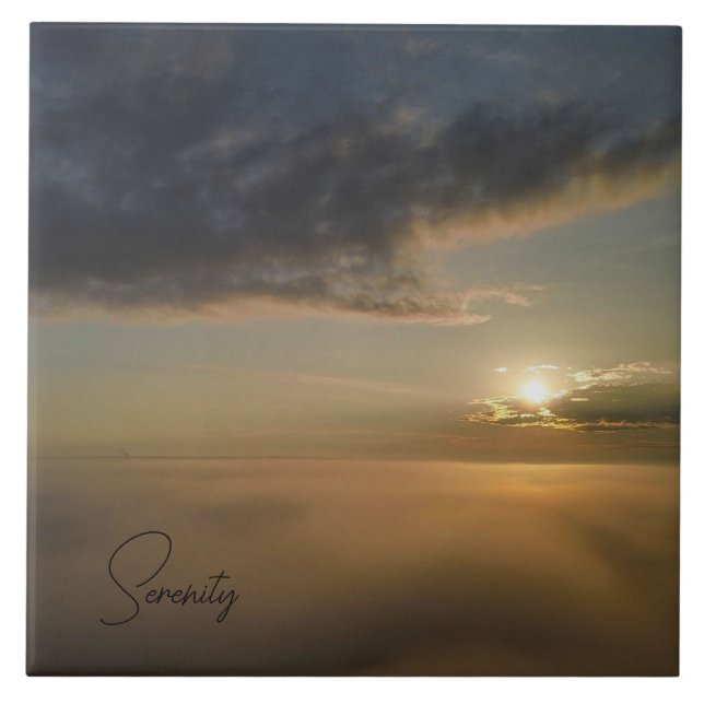 Carreau Lever du soleil du matin de Foggy (Devant)