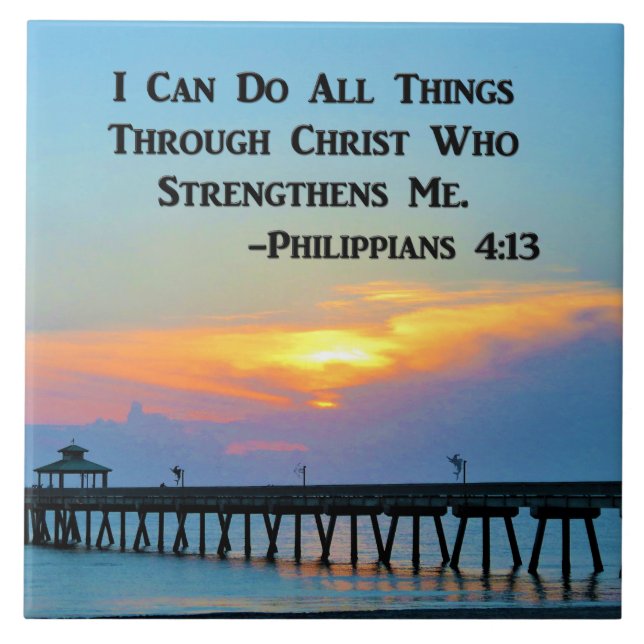 CARREAU LEVER SUR LES PHILIPPIENS PIER 4:13 TILE CÉRAMIQUE (Devant)