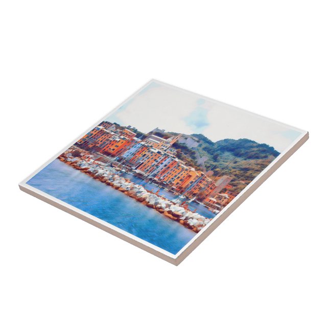 Carreau LGR034 PORTO VENERE, Ligurie, Italie, (Côté)