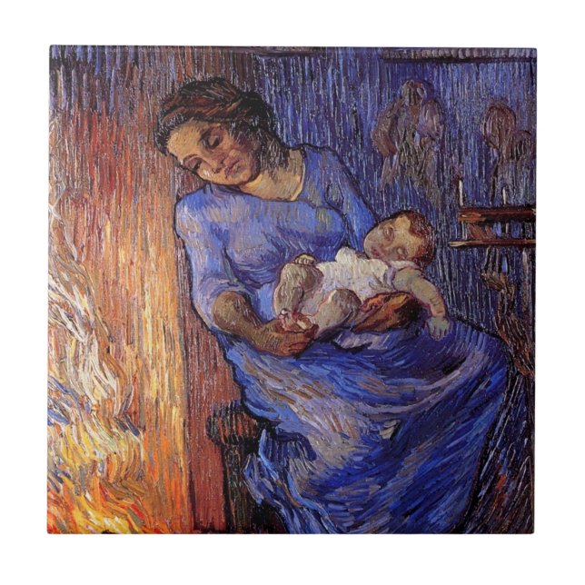 Carreau L'homme est en mer par Vincent van Gogh (Devant)